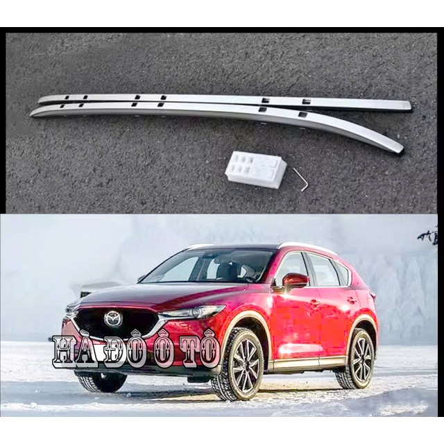 Giá Nóc CX5 2023 2024 2025 ( Bắt Ốc Trên Xe ) - Bộ 2 Thanh Dọc Mazda CX5 2023/2025