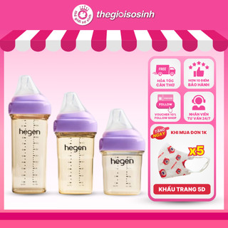 [✨HT CẦN THƠ+QUÀ XỊN] Bình Sữa Hegen PPSU 150ml /240ml.FULL BOX Hàng Chính Hãng. TGSS