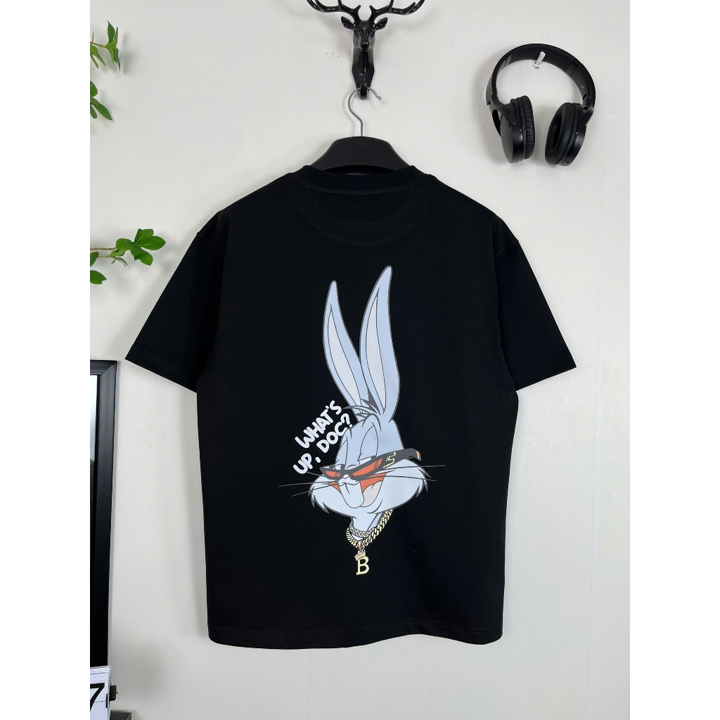 [Ảnh Thật] Áo Thun Bugs Bunny Unisex form rộng cotton - Streetwears SG