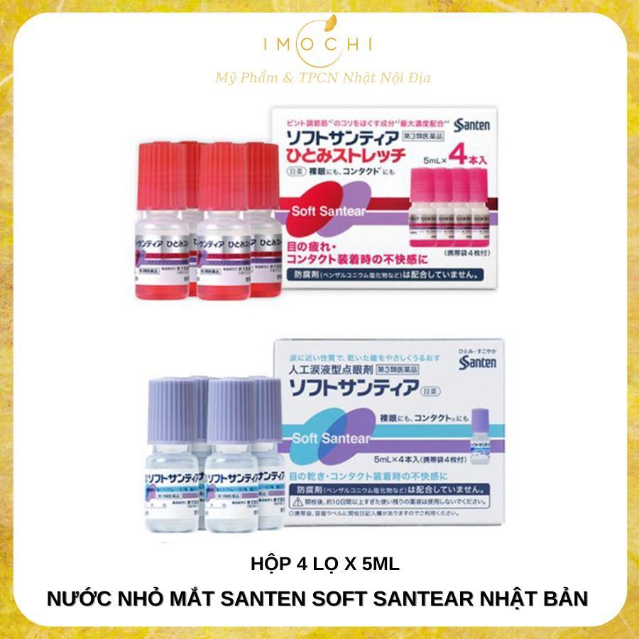 Nước Nhỏ Mắt Santen Soft Santear (set 4 lọ/hộp)