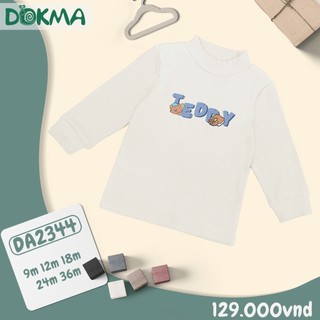  Áo 3 phân bé trai bé gái Dokma DA2344 cho bé 7-14kg. chất vải cotton tăm 