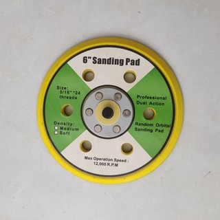 Đế máy chàm nhám tròn hơi 5" - 6" (125mm - 150mm) ( Đế gai - Đế trơn)