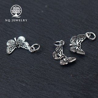 Charm S925 bướm nhỏ mặt treo