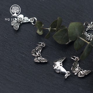 Charm S925 bướm nhỏ mặt treo