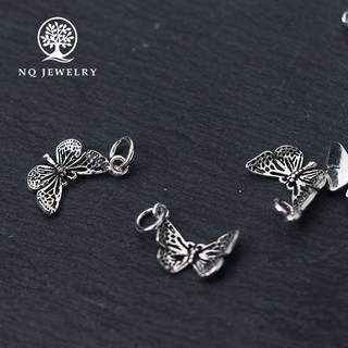 Charm S925 bướm nhỏ mặt treo