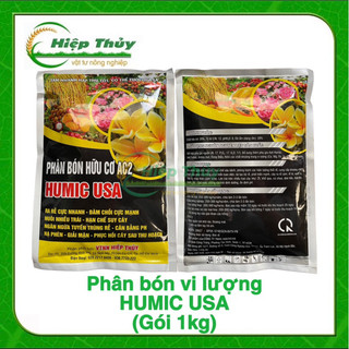  Phân bón vi lượng HUMIC AMINO USA  dạng bột 1kg  nguyên liệu ngoại nhập 
