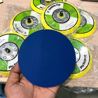 Đế máy chàm nhám tròn hơi 5" - 6" (125mm - 150mm) ( Đế gai - Đế trơn)