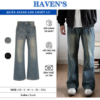 HAVEN'S | QUẦN JEANS LOE NAM NỮ CHIẾT LY HAVEN'S 15# 16#