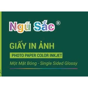 Giấy in ảnh Ngũ Sắc A4 1 mặt 135gsm 100 tờ