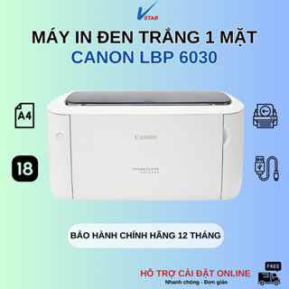 Máy in Laser đen trắng Canon LBP 6030 In, A4, USB. Mới 100% Chính hãng bảo hành 12 tháng