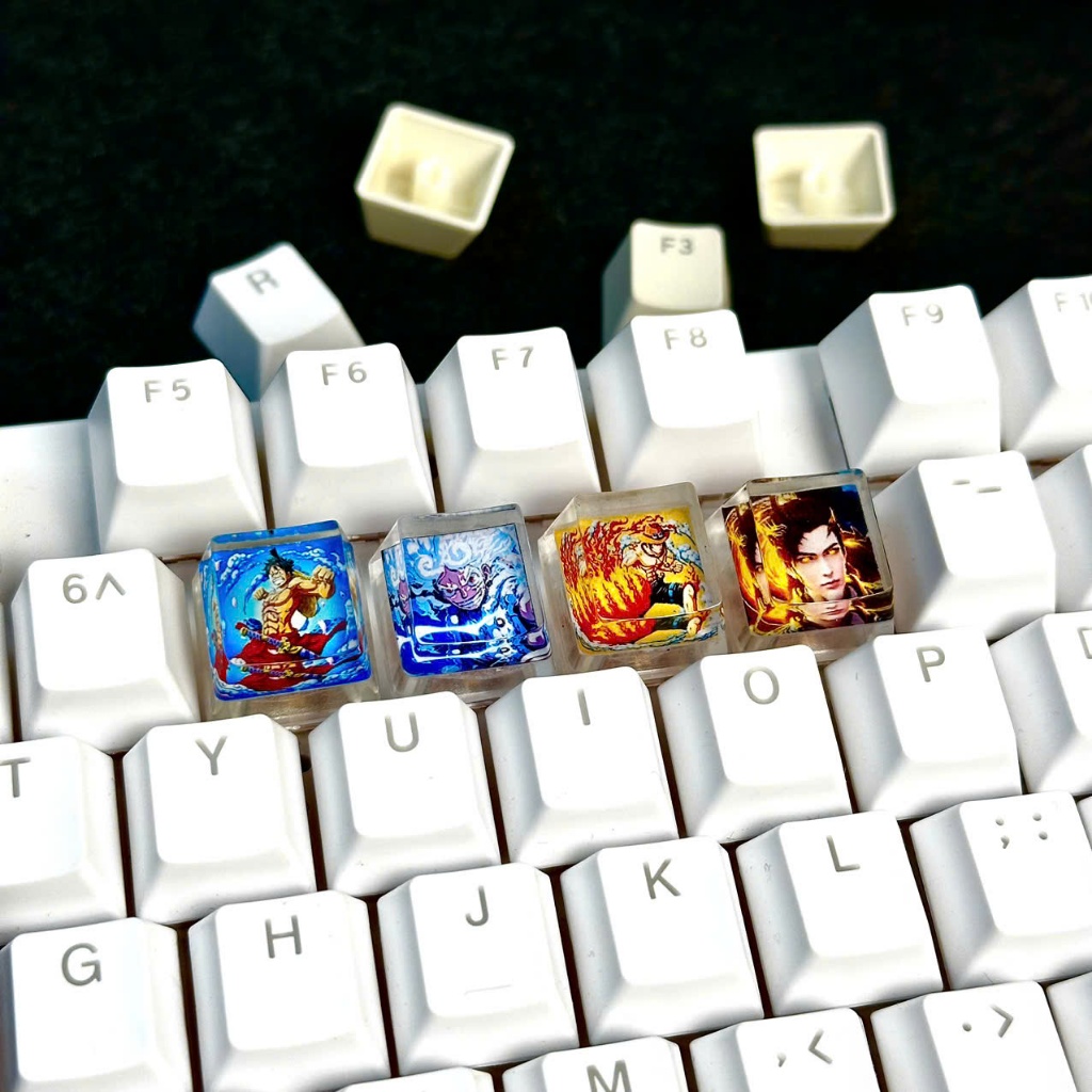 Keycap anime ,Keycap xuyên led  bán lẻ - Hali keycap