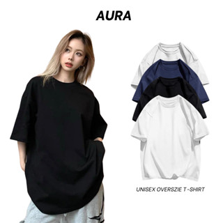 Áo Thun Trơn Nam Nữ Oversize Tay Ngắn Cổ Tròn Vải Cotton Mềm Mịn