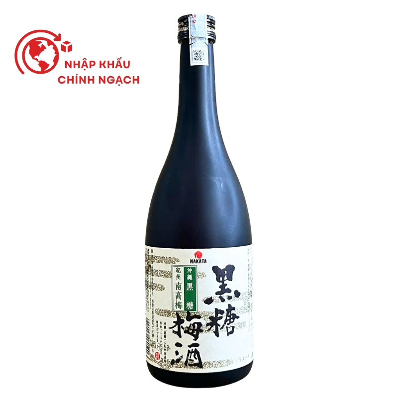 Rượu Mùi Brown Sugar Umeshu 12% 720ML [Rượu Mơ Black Sugar Umeshu]