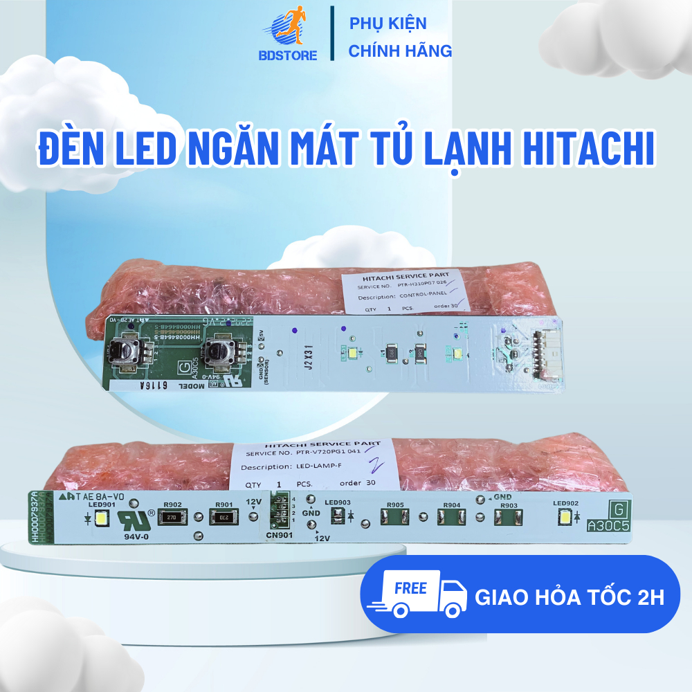 Đèn LED Ngăn Mát Tủ Lạnh HITACHI Nhiều Model, Đèn Led Tủ Lạnh Phù Hợp Nhiều Dòng Tủ Lạnh