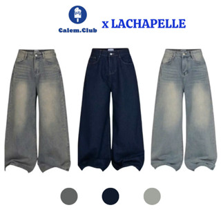 Calem Club x LaChapelle - Quần Jean Ống Rộng VER.2 WIDE LEG tôn dáng cạp cao form unisex nam nữ