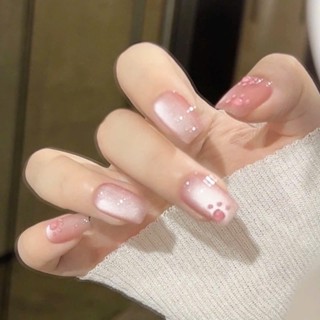  G165 nail thạch hồng mắt mèo vẽ nổi hoạ tiết bàn chân cún cực xinh mẫu đi chơi noel đi chơi tết 2026 