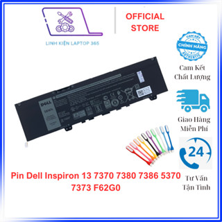 Pin Dell Inspiron 13 7370 7380 7386 5370 7373 F62G0 F62GO RPJC3 0RPJC3 39DY5 039DY5 New 100%