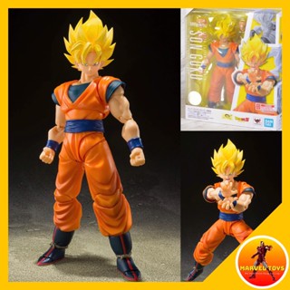 Mô Hình Chính Hãng Bandai SHF SHFiguarts Son Goku Super Saiyan Full Power Dragon Ball Z Có Khớp