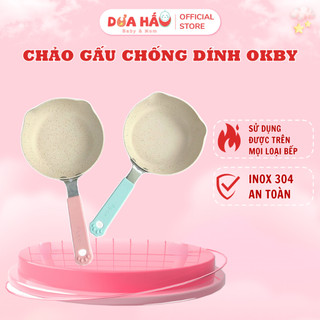 Chảo Chống Dính Hình Gấu OKBY 14cm Chế Biến Đồ Ăn Dặm Cho Bé Shop DuaHauBaby&Mom