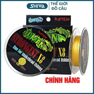 Dây Dù Câu Cá Siêu Bền TOMAN X8 CHÍNH HÃNG 150M Các Size - Cước Dù Câu Lure/ Câu Lục 7 Màu - Phụ Kiện Đồ Câu SHIWA