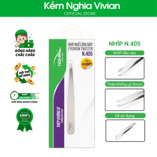  Nhíp nhổ lông mày Kềm Nghĩa N.405  KE0223  