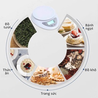 Cân điện tử Cân nhà bếp độ chính xác cao mặt thép không gỉ chống nước có chức năng trừ bì