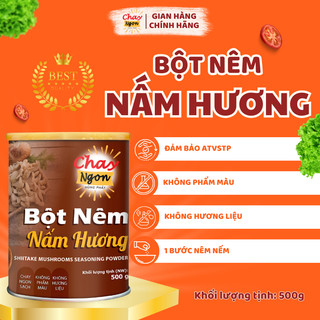  Bột Nêm Nấm Hương  Thương Hiệu Chay Ngon Hùng Phát   Giúp Tăng Gia Vị Món Ăn Đậm Đà Háp Dẫn 500G 