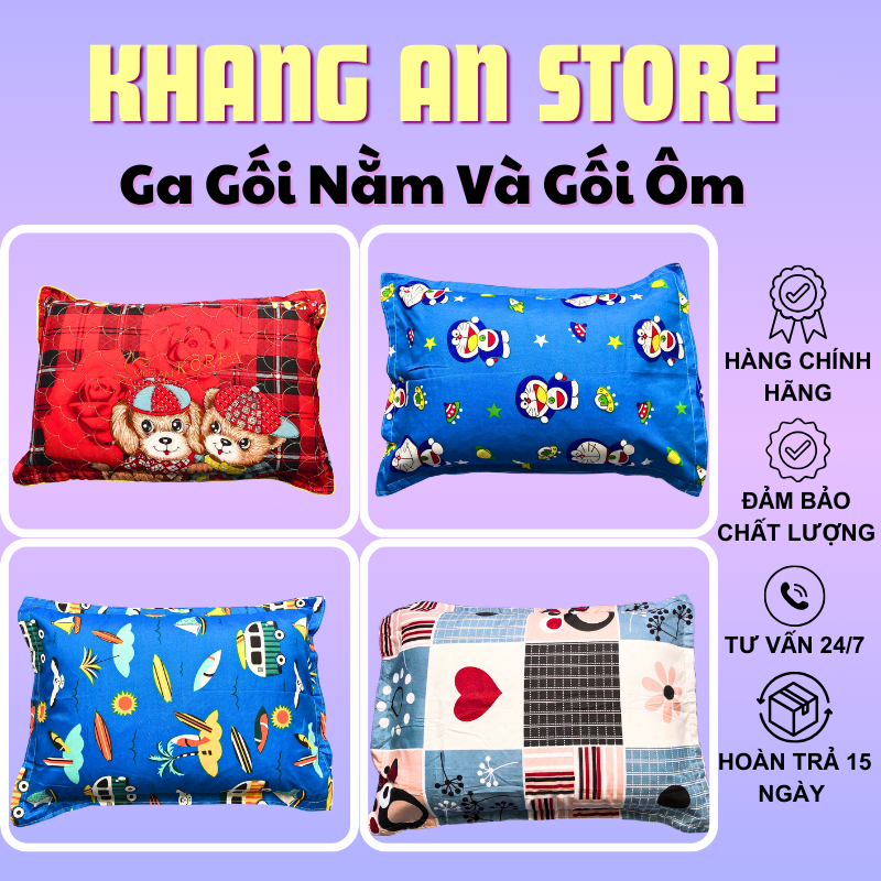 Vỏ gối nằm và vỏ gối ôm thun lạnh, bao gối nằm, Dra gối, Bọc gối, vỏ áo gối ôm, ga gối, áo gối, vỏ g