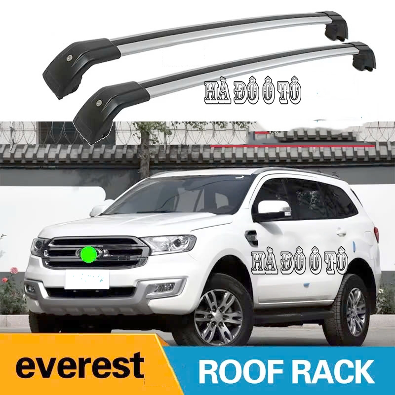 Giá Nóc Ngang Everest 2016 2017 2018 2019 2020 2021 - Bộ 2 Thanh Ngang Chở Hàng Ford Everest