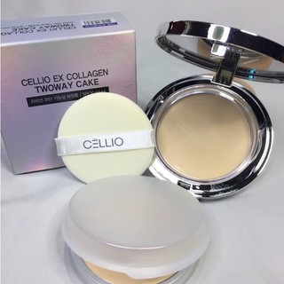 [Bộ CELLIO]Kem Nền BB Collagen - Phấn phủ Collagen-Kem chống nắng