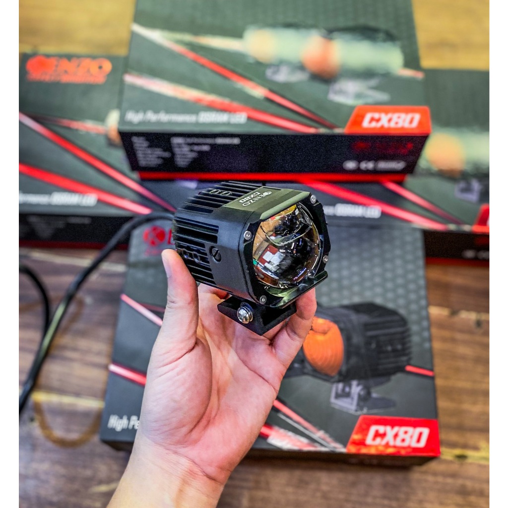 ĐÈN KENZO CX80 BI CẦU MẶT CẮT CỰC SÁNG LẮP ĐẶT NHIỀU VỊ TRÍ TRÊN XE