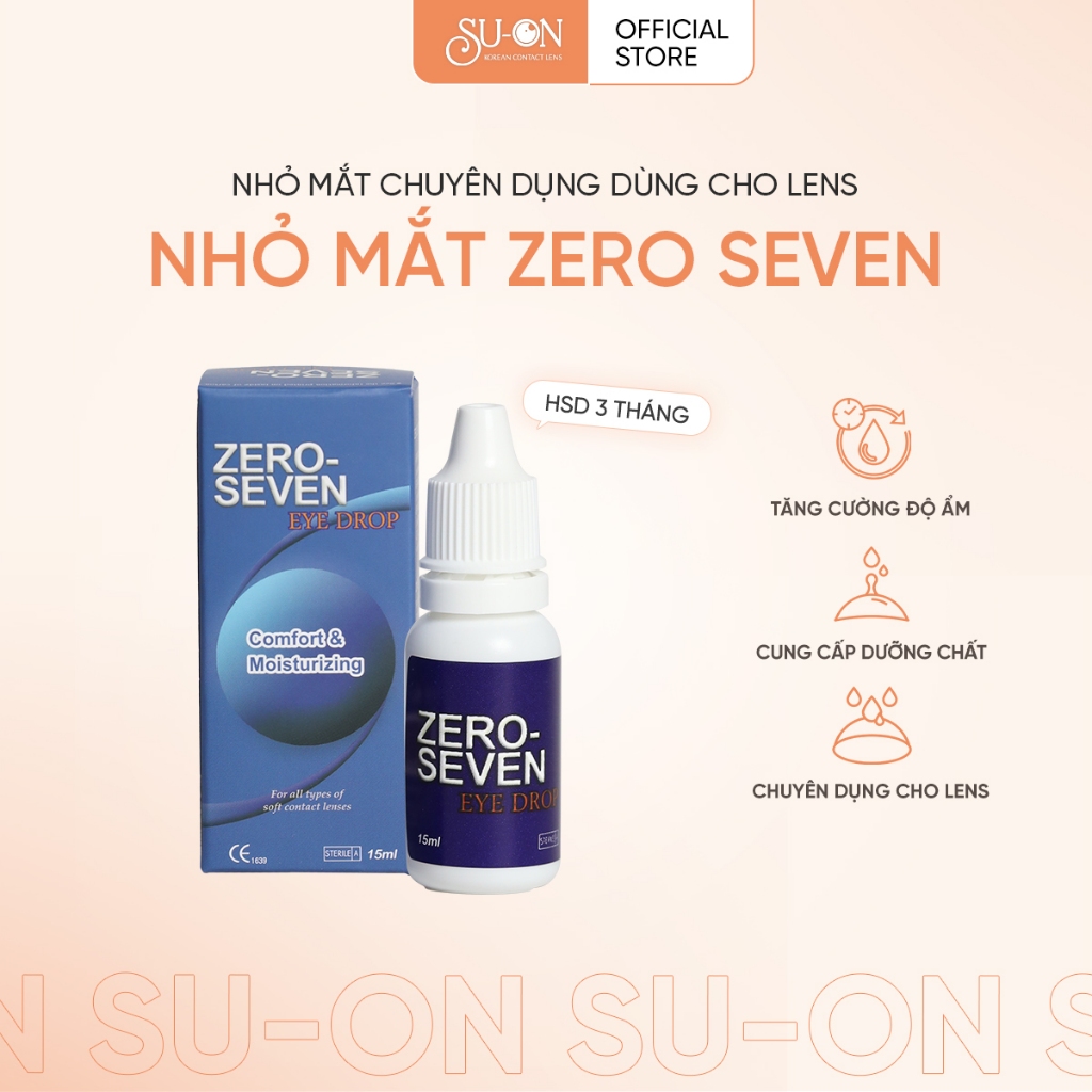 Nhỏ mắt chuyên dụng dành cho kính áp tròng Zero Seven-15ml