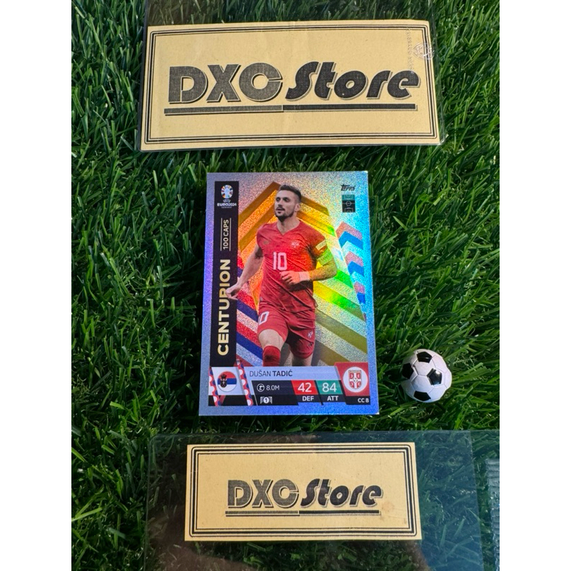 [ CHÍNH HÃNG ] - CENTURION - TOPPS MATCH ATTAX EURO 2024 - DUSAN TADIC (SERBIA)