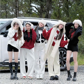 💖NEW💖Áo Sweater W Tay Phồng Form Boxy Chất Nỉ Bông Dày Dặn Thêu Đắp Vải Form Nam Nữ Nhiều Màu nam nữ  cháy phố