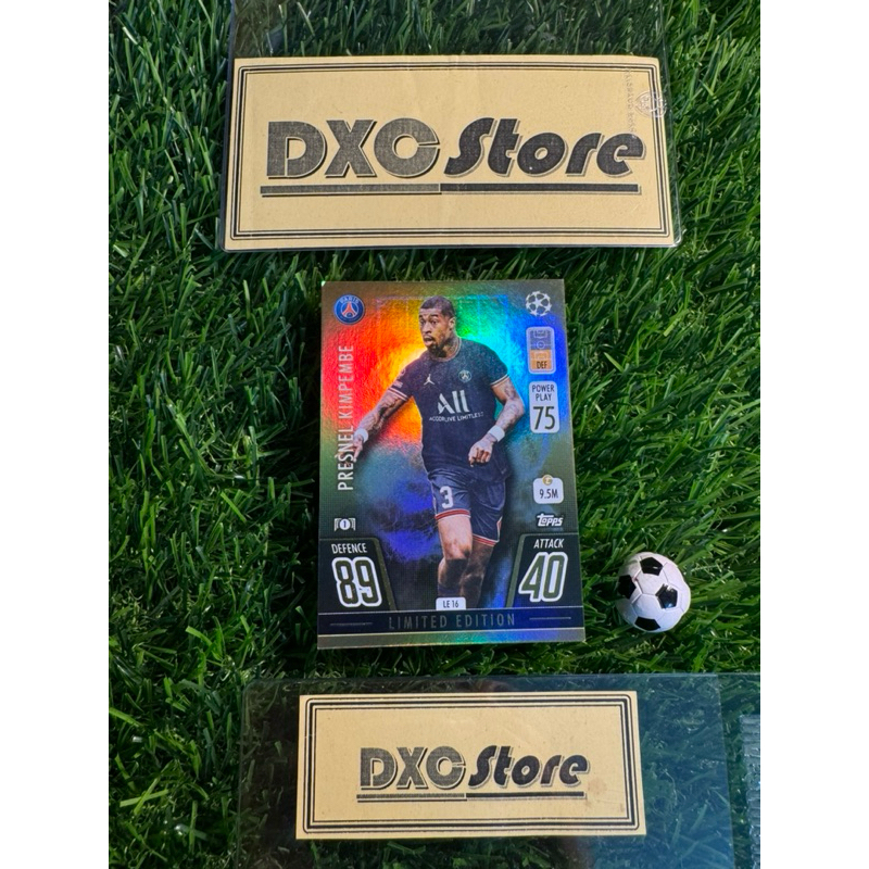 [ CHÍNH HÃNG ] - LIMITED EDITION - TOPPS MATCH ATTAX 2022 - PRESNEL KIMPEMBE (PSG)