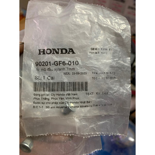 Các chi tiết ốc đầu bò ( Honda đổi tem mẫu mới sang màu đen)