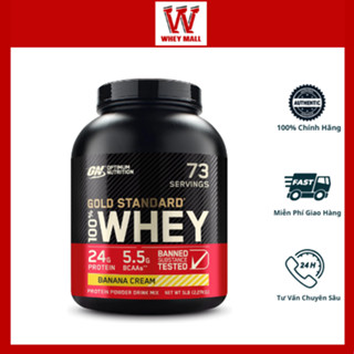 100% Whey Protein On Gold Standard Optimum nutrition 5lbs - Whey On Gold Standard Sữa Tăng Cơ Nạc 5 Lbs (2.7kg)