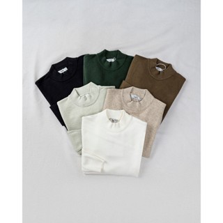 Áo Len Nam Lông Thỏ Hàn Quốc, Sweater Len Cổ Tròn Thu Đông Đẹp Dày Dặn DNST 2310