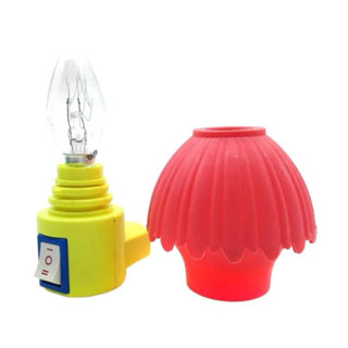  Đèn ngủ dù sử dụng bóng cana sợi đốt E12 dễ dàng thay bóng 