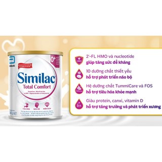 Sữa Bột Abbott Similac Total Comfort  0+ Lon 360g (0-12 tháng tuổi)