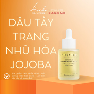 Dầu tẩy trang Jojoba L'ECHO Sạch sâu Dịu nhẹ Không gây mụn Không gây hại da 30ml
