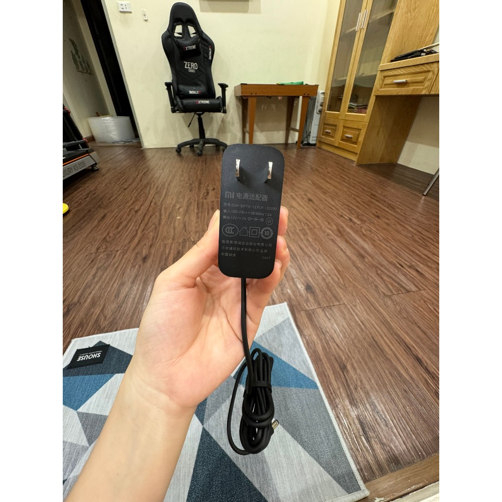 adapter nguồn xiaomi 12v 2a chân 5.5mm
