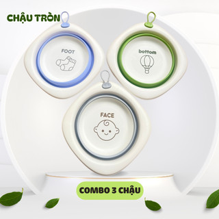 Chậu Rửa Bằng Nhựa Gấp Gọn Tiện Dụng Dành Cho Trẻ Nhỏ