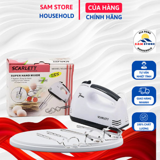 Máy Đánh Trứng Cầm Tay 7 Tốc Độ, Máy Đánh Trứng Mini Đa Năng - Công Suất 180W, Bảo Hành 6 Tháng