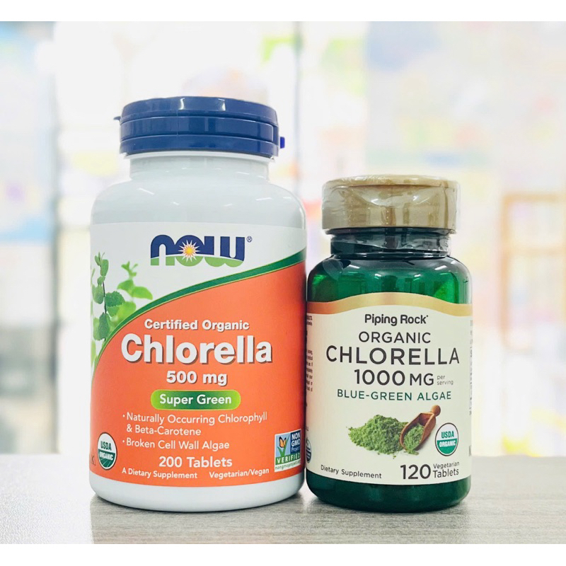 Tảo lục Chlorella hữu cơ (Dạng bột và viên)