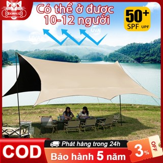 Tấm tăng lều tank bạt che nắng chống mưa, bạt lót cắm trại du lịch dã ngoại dày rộng, màu săc mát mẻ