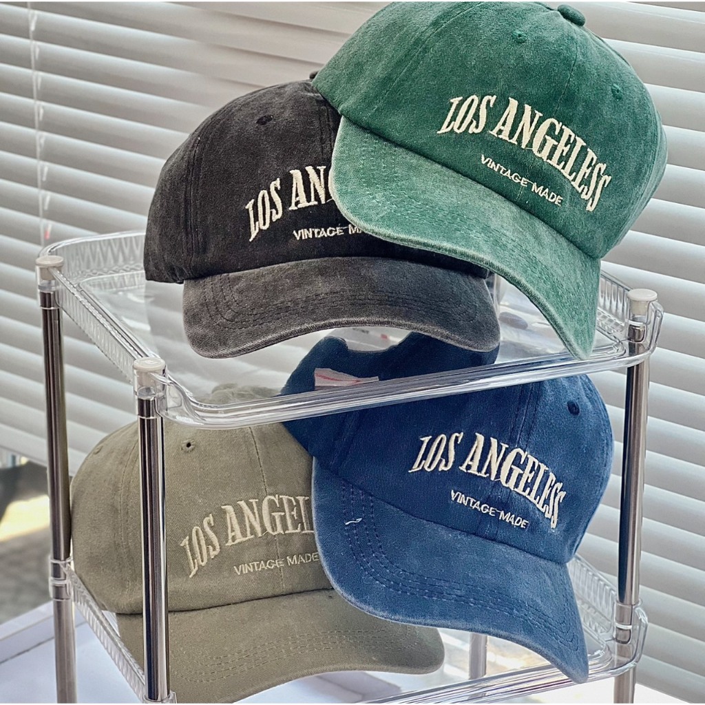 Nón Lưỡi Trai Chữ Thêu Los Angeles Vải Bò, Phong Cách Đường Phố Unisex NAm/Nữ (Ảnh Thật Shop Chụp)