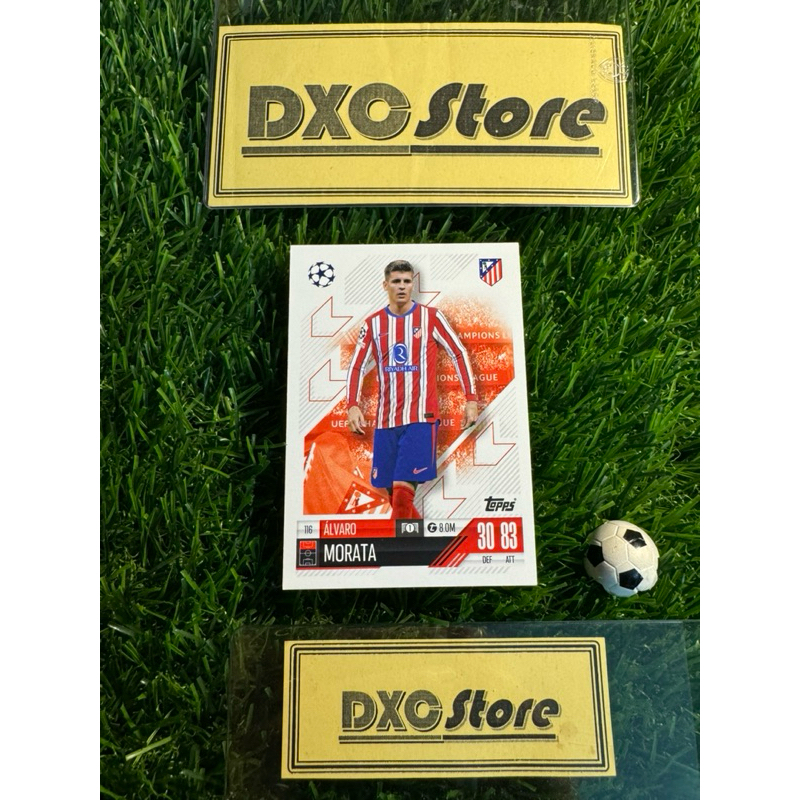 [ CHÍNH HÃNG ] - TOPPS MATCH ATTAX 2025 - ALVARO MORATA (ATLETICO MADRID)