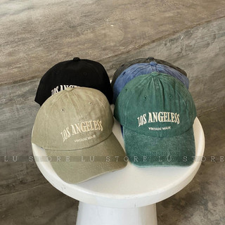 Nón Lưỡi Trai Chữ Thêu Los Angeles Vải Bò, Phong Cách Đường Phố Unisex NAm/Nữ (Ảnh Thật Shop Chụp)