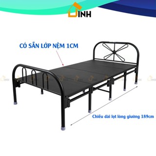 Giường sắt xếp gọn Luxy Qui Phúc 1m0 1m2, Giường gấp gọn thông minh